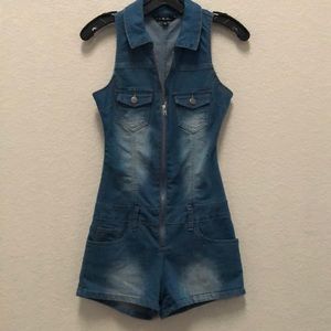 Jean body suit